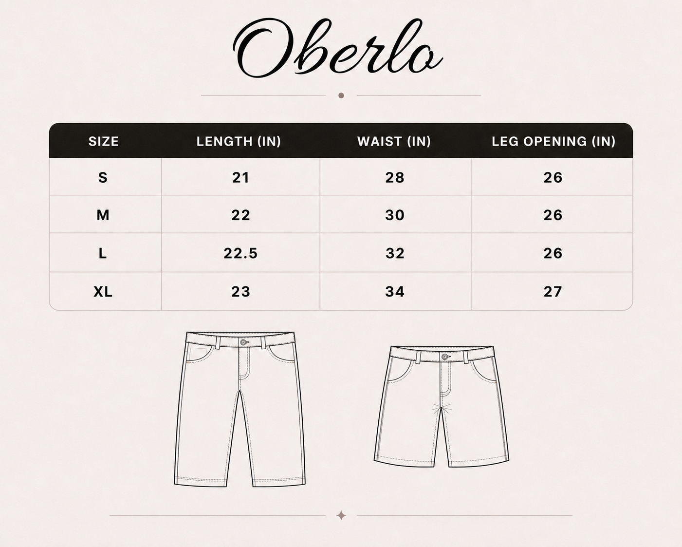 Black Selvedge Jorts