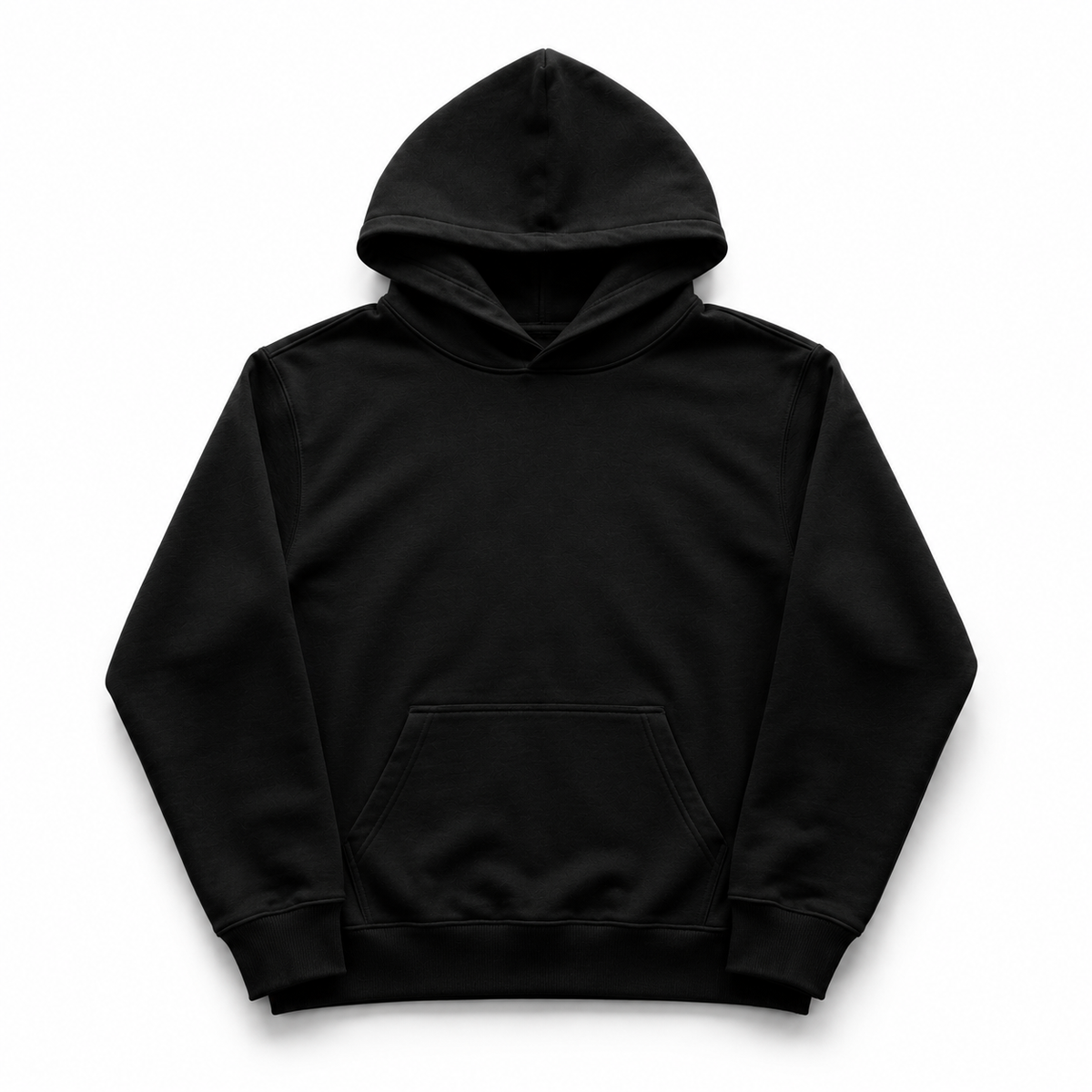 350gsm Black Hoodie