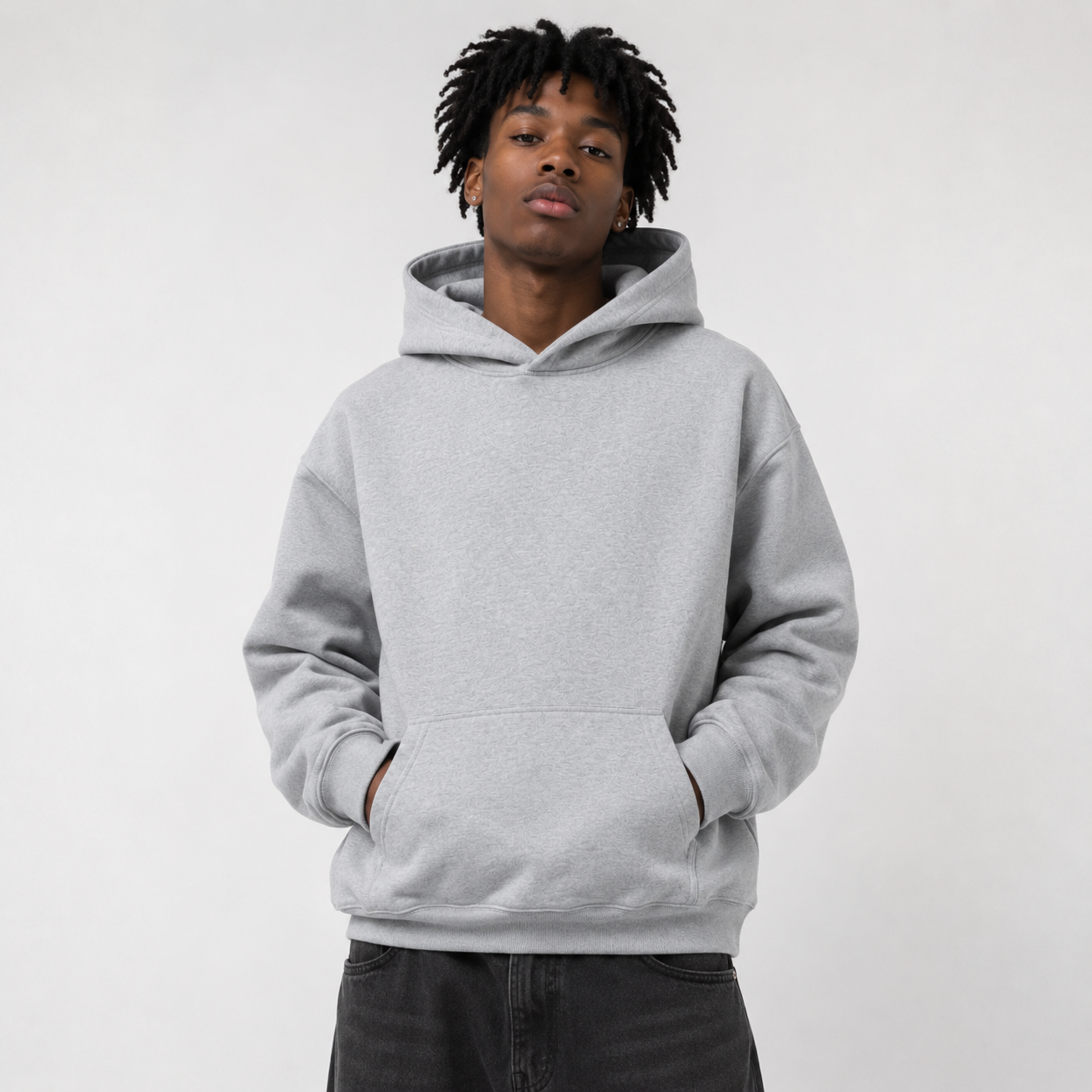 350gsm Grey Hoodie