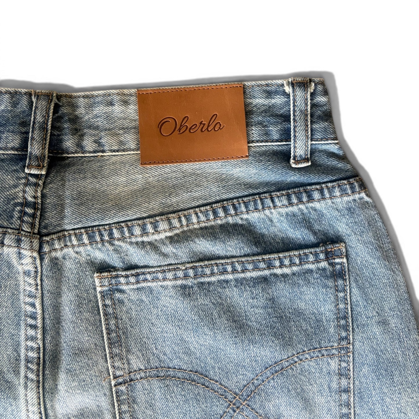 Distressed Light Blue Jeans