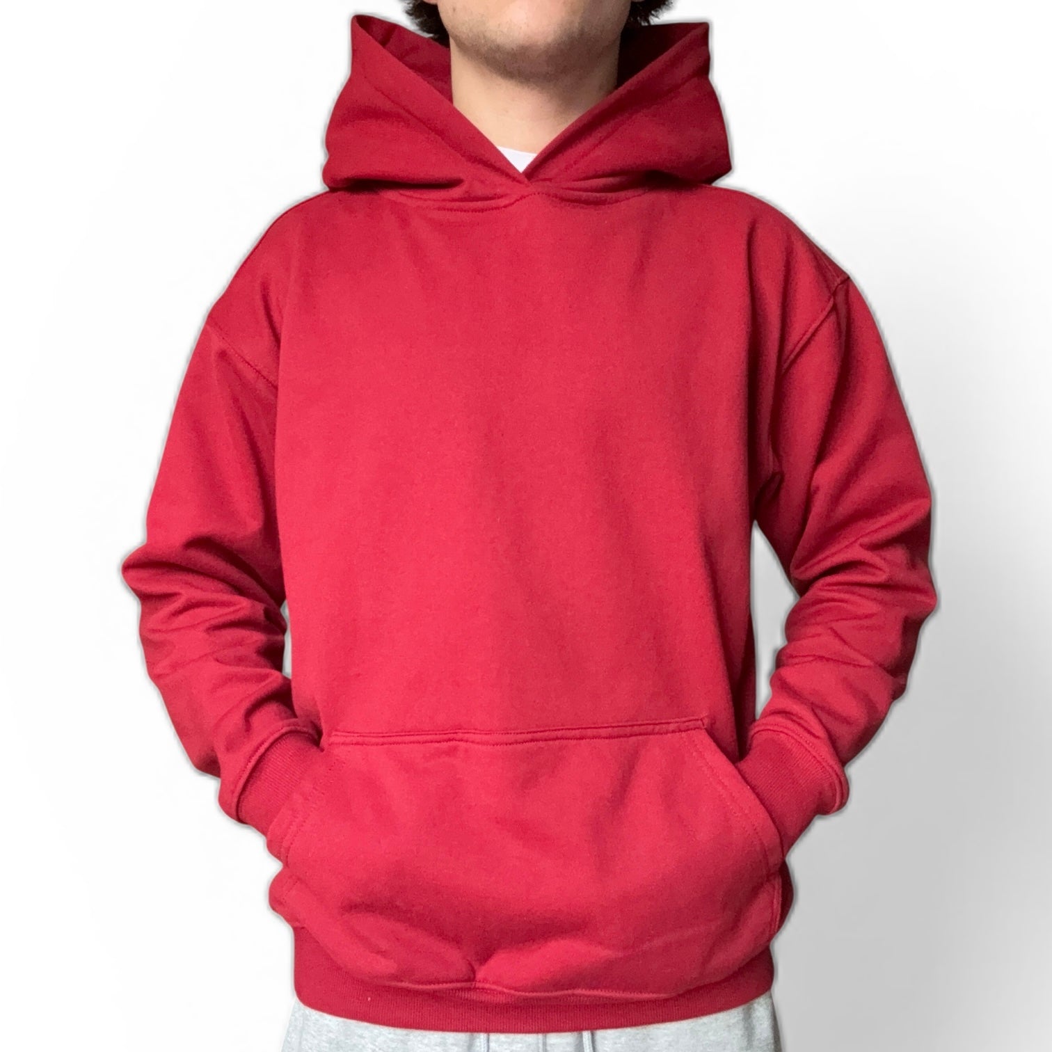 350gsm Red Hoodie
